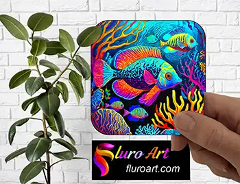 Coaster - Tropical Fish Coral 10