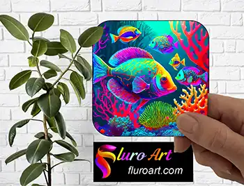 Coaster - Tropical Fish Coral 16