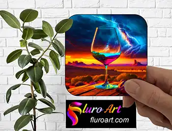 Coaster - Wine Glass 1