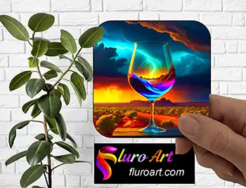 Coaster - Wine Glass 2