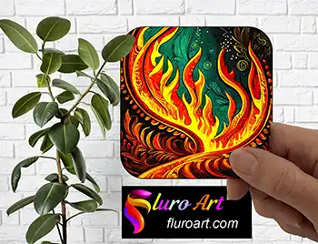 Coaster - Fire Flames 22