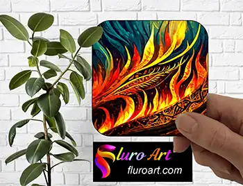 Coaster - Fire Flames 24