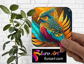 Coaster - Abstract Bird 1