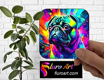 Coaster - Pug Dog 3