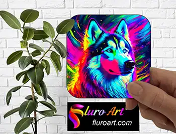 Coaster - Siberian Huskey Dog 9