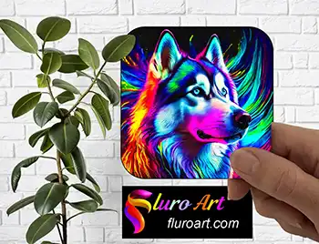 Coaster - Siberian Huskey Dog 12