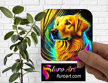 Coaster - Golden Retriever Dog 34