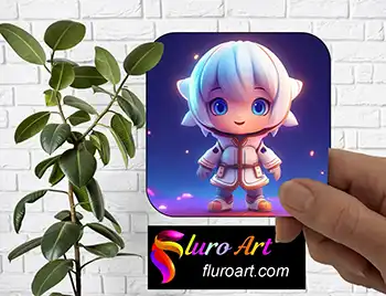 Coaster - Cute Girl Character 1