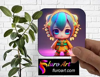 Coaster - Cute Girl Character 2