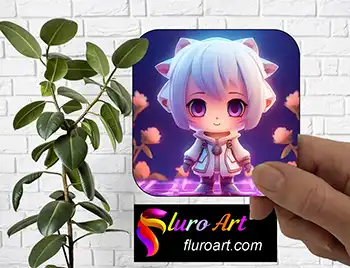 Coaster - Cute Girl Character 3