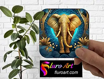 Coaster - Elephant Golden 4