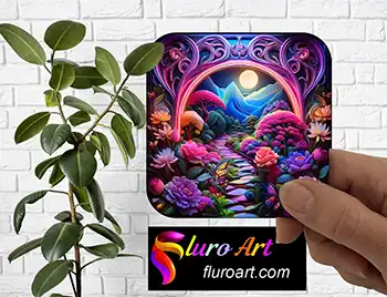 Coaster - Garden with flowers