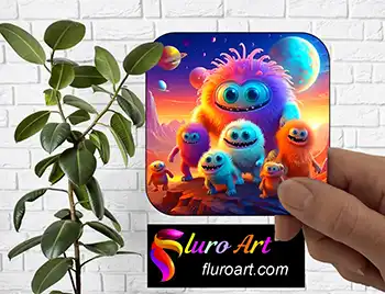 Coaster - Cute Fuzzy Monsters 2