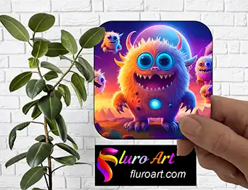 Coaster - Cute Fuzzy Monsters 4