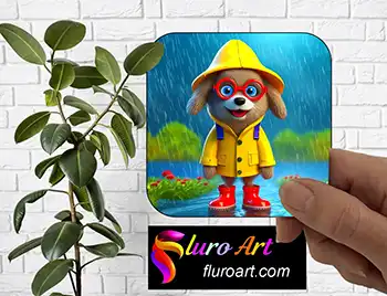 Coaster - Dog in Rain 4