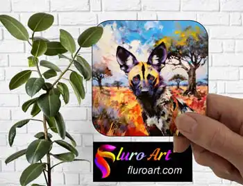 Coaster - African Wild Dog