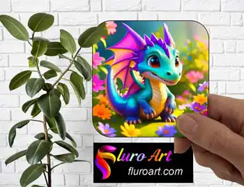 Coaster - Cute Baby Dragon