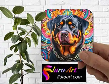 Coaster - Rottweiler Dog 4