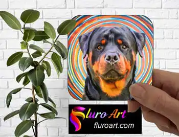 Coaster - Rottweiler Dog 5