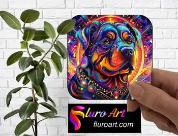 Coaster - Rottweiler Dog 6