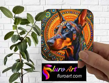 Coaster - Doberman Dog 3