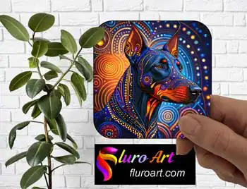 Coaster - Doberman Dog 4