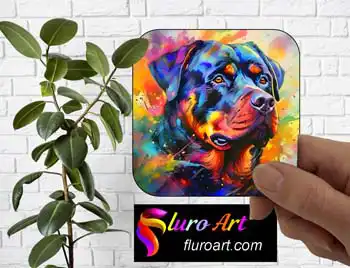 Coaster - Rottweiler Dog 8