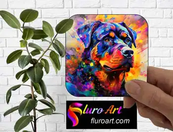 Coaster - Rottweiler Dog 9