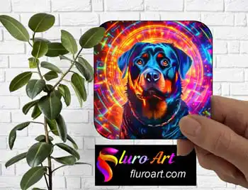 Coaster - Rottweiler Dog 10