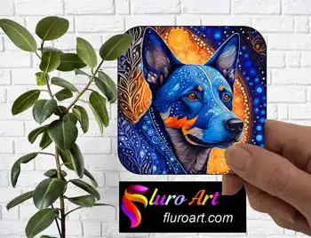 Coaster - Blue Heeler Dog 1