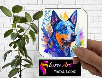 Coaster - Blue Heeler Dog 6