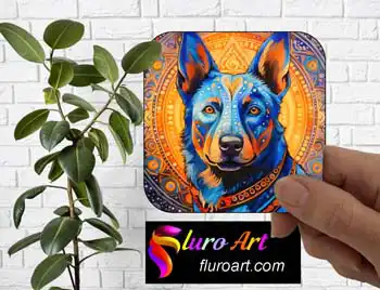 Coaster - Blue Heeler Dog 8