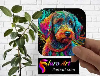 Coaster - Labradoodle Dog 1