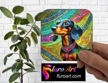 Coaster - Dachshund Dog 1