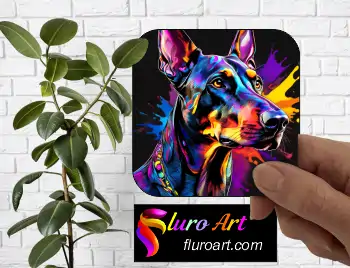 Coaster - Doberman Dog 5