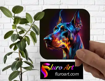 Coaster - Doberman Dog 6