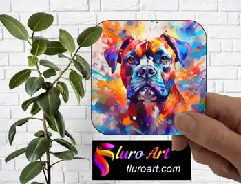 Coaster - Boxer Dog 1