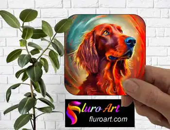 Coaster - Red Setter Dog 3