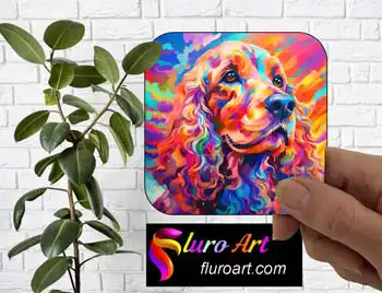 Coaster - English Cocker Spaniel Dog 1