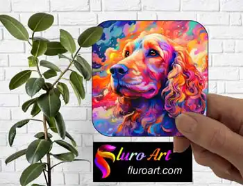 Coaster - English Cocker Spaniel Dog 4