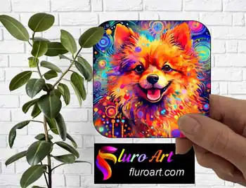 Coaster - Pomeranian Dog 2