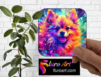 Coaster - Pomeranian Dog 3