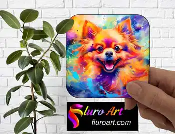 Coaster - Pomeranian Dog 4