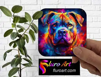 Coaster - Bullmastiff Dog 1