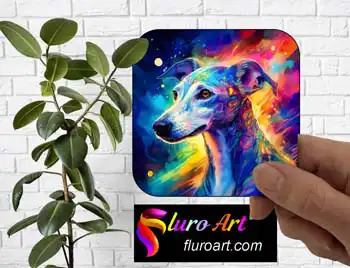 Coaster - Whippet Dog 3