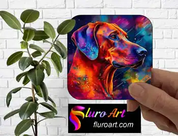 Coaster - Rhodesian Ridgeback Dog 5