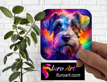 Coaster - Miniature Schnauzer Dog 1