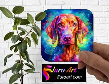 Coaster - Hungarian Vizsla Dog 1