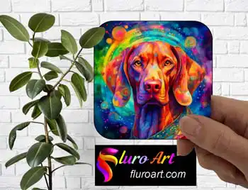 Coaster - Hungarian Vizsla Dog 2