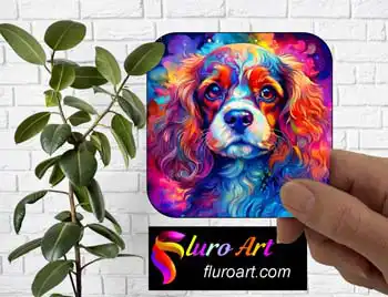 Coaster - Cavalier King Charles Spaniel Dog 1